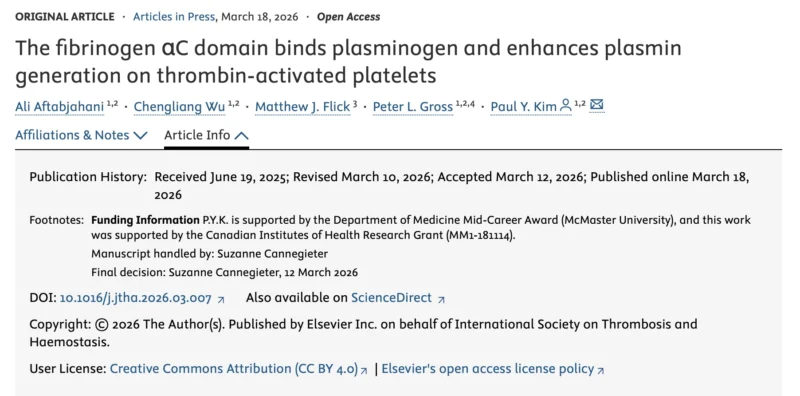 Fibrinogen αC Domain Lysines Drive Plasminogen Binding and Plasmin Generation - JTH 1 Fibrinogen αC Domain Lysines Drive Plasminogen Binding and Plasmin Generation - JTH
