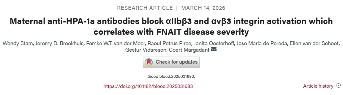 Gestur Vidarsson: Could Antibody Fucosylation Help Predict FNAIT Severity 2 Gestur Vidarsson: Could Antibody Fucosylation Help Predict FNAIT Severity