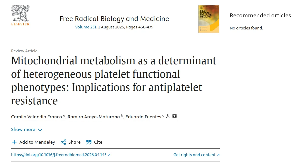 Alan Nurden: New Review Highlights the Importance of Mitochondria in Platelet Function 1 Alan Nurden: New Review Highlights the Importance of Mitochondria in Platelet Function