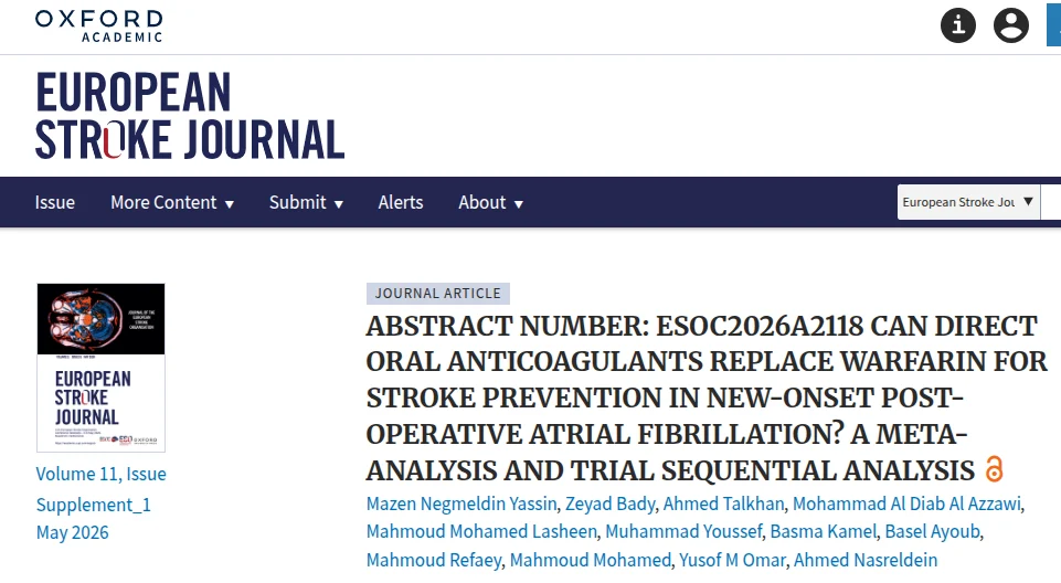 Basel Saber: New Evidence on Stroke Prevention in Post-Operative Atrial Fibrillation