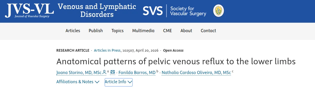 Jan Sloves: Pelvic Venous Insufficiency in Atypical and Recurrent Varicose Veins 1 Jan Sloves: Pelvic Venous Insufficiency in Atypical and Recurrent Varicose Veins