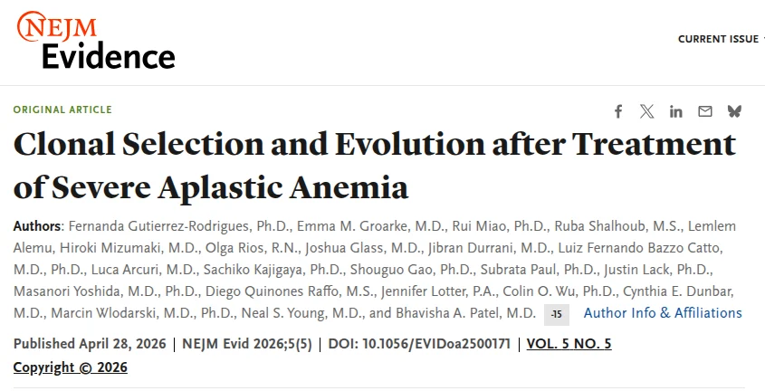 Emma Groarke: A Practical Approach to Somatic Mutation and Cytogenetic Monitoring in Severe Aplastic Anemia 1 Emma Groarke: A Practical Approach to Somatic Mutation and Cytogenetic Monitoring in Severe Aplastic Anemia