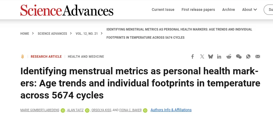 Katie Baca-Motes: What Can Menstrual Cycle Physiology Tell Us About Health Beyond Reproduction?