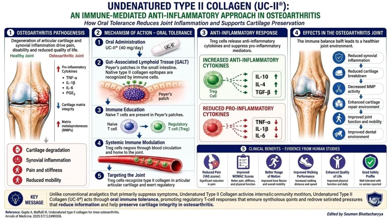 Soumen Bhattacharya: UC-II and Immune Modulation in Osteoarthritis