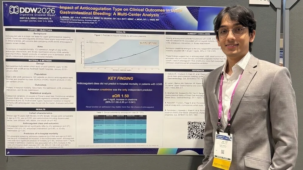 Ali Sohail: Presenting GI Bleeding and AI Research at DDW 2026