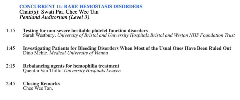 Dino Mehic: What Clinicians May Overlook in Bleeding Disorders