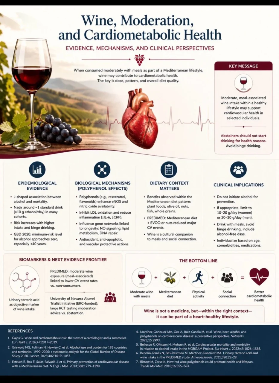 Ney Carter Borges: Wine, Moderation, and Cardiometabolic Health