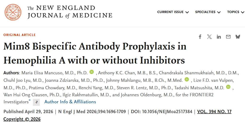 Michael Makris։ A New NEJM Paper Shows Results for Mim8, a Drug Similar to Emicizumab