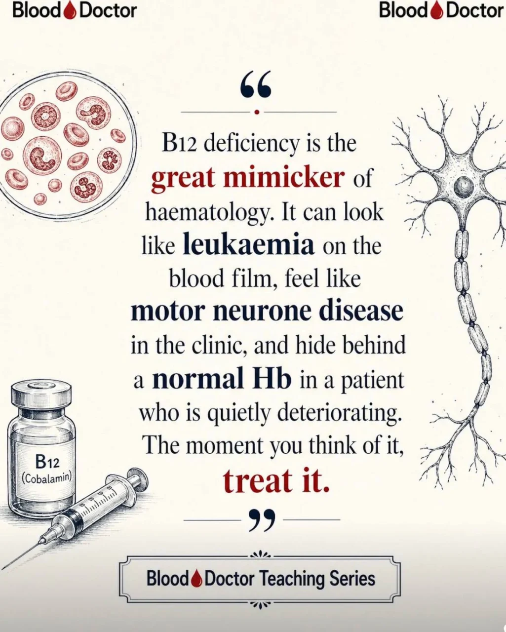 Salih Ehsan: The Deceptive Nature of B12 Deficiency Not Just Anemia