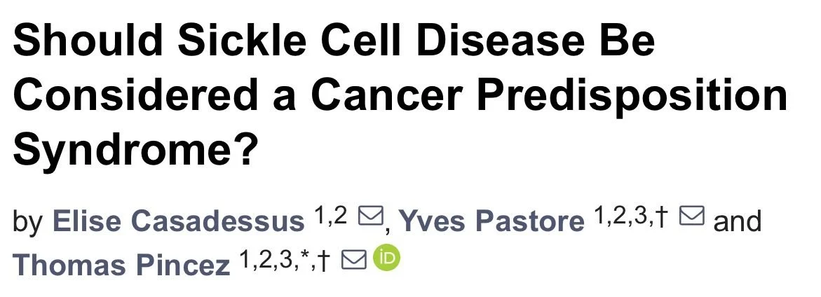 Thomas Pincez: Emerging Challenges in Sickle Cell Disease Gene Therapy and Cancer Risk