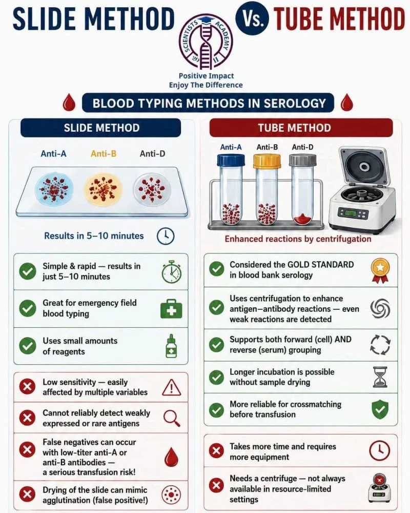 Tareq Abadl: Slide Method vs Tube Method in Blood Grouping