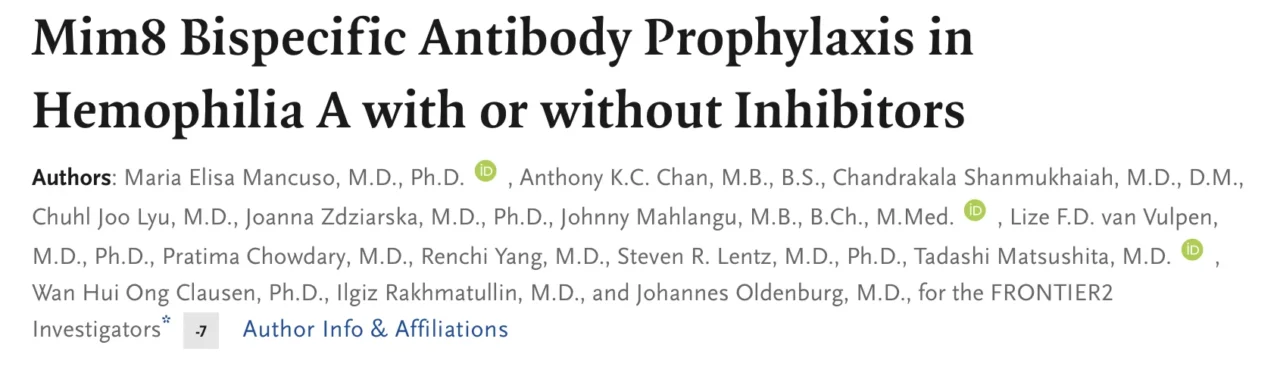 A New Era in Hemophilia A Management with Clinical Insights on Mim8 - NEJM Group