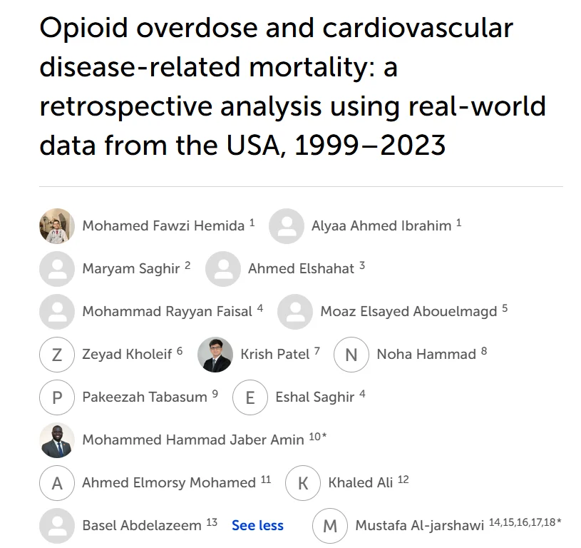 Krish Patel։ Opioid Overdose and Heart-Related Deaths in the USA (1999–2023)