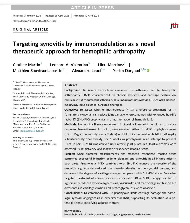 CRH French Reference Center for Hemophilia Lyon