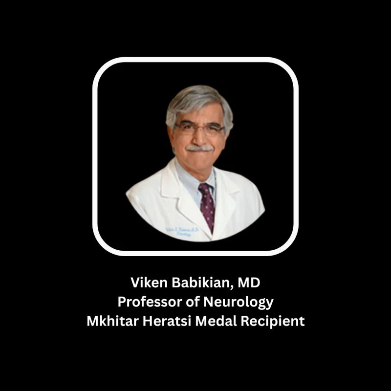 Vicken Babikian Receives Mkhitar Heratsi Medal - AAHPO 1 AAHPO
