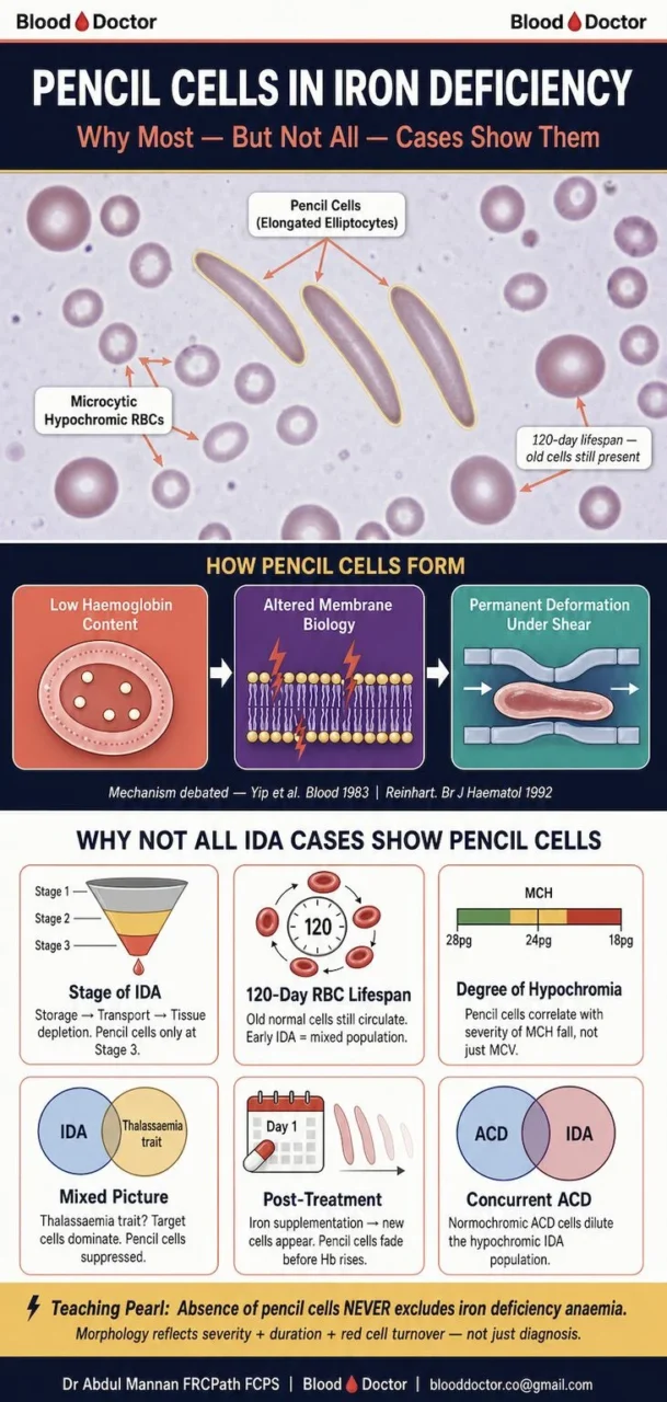 Abdul Mannan: Pencil Cells in IDA - Why Most, but Not All Cases Show Them 1 Abdul Mannan