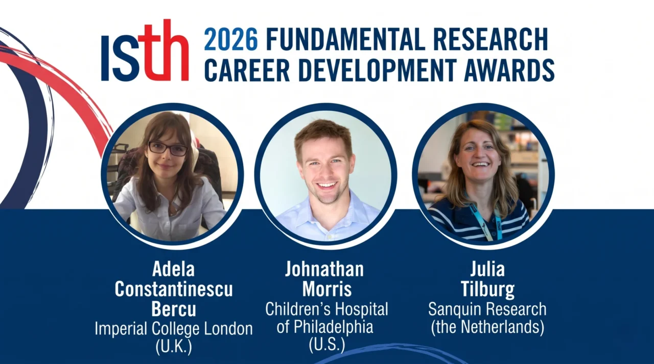 Recognizing the 2026 ISTH Fundamental Research Career Development Award Recipients