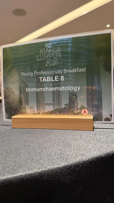Dhargam Aljebouri: Honoured to Be Part of the Young Professionals Breakfast at ISBT 2026 1 Dhargam Aljebouri
