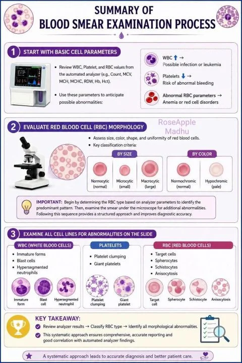 Omar Adwan: Summary of Blood Smear Examination Process 1 Omar Adwan