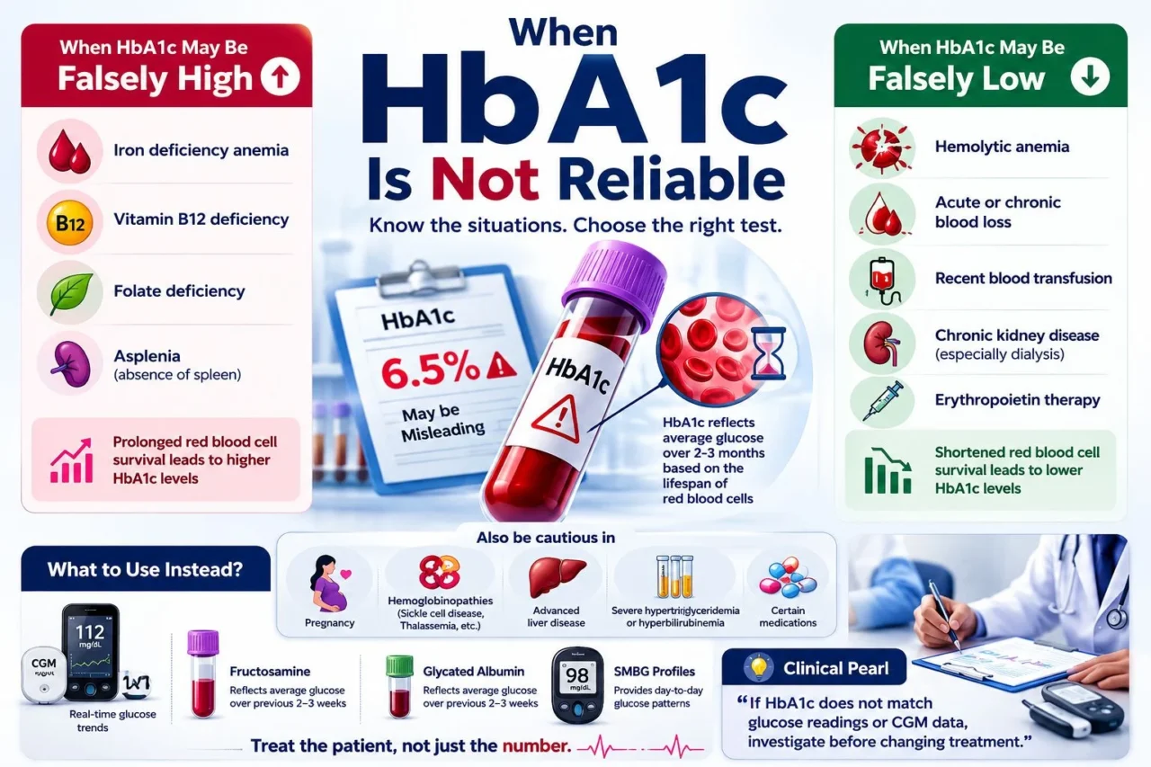 Shadi Almassri: Conditions That Can Cause False High or False Low HbA1c Results 1 Shadi Almassri: Conditions That Can Cause False High or False Low HbA1c Results