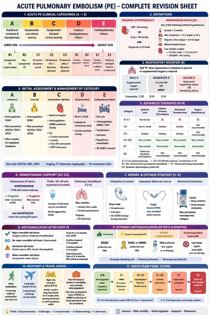 Subramamyam Penubaku: Early Recognition and Risk-Based Management of Acute Pulmonary Embolism