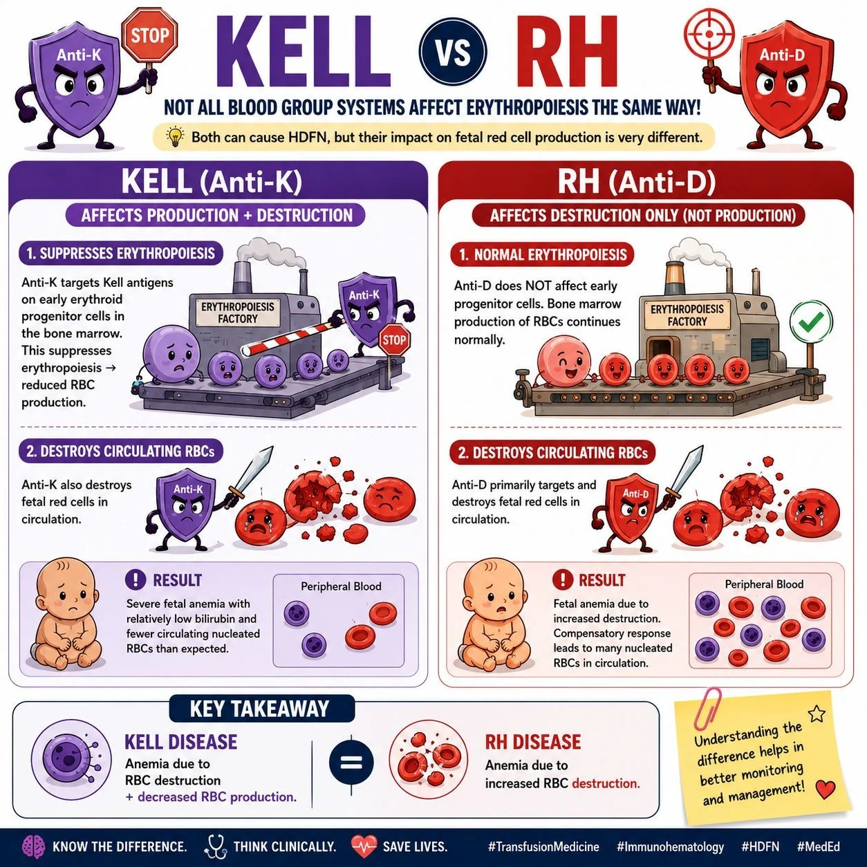 Sonal Sonu: Kell VS Rh - Not All Blood Group Systems Affect Erythropoiesis the Same Way