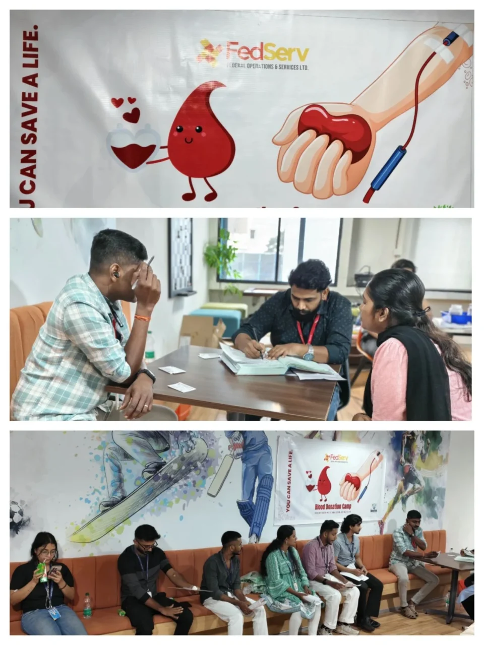Vishnu R.: FedServ Employees Unite to Save Lives Through Blood Donation 1 Vishnu R.: FedServ Employees Unite to Save Lives Through Blood Donation