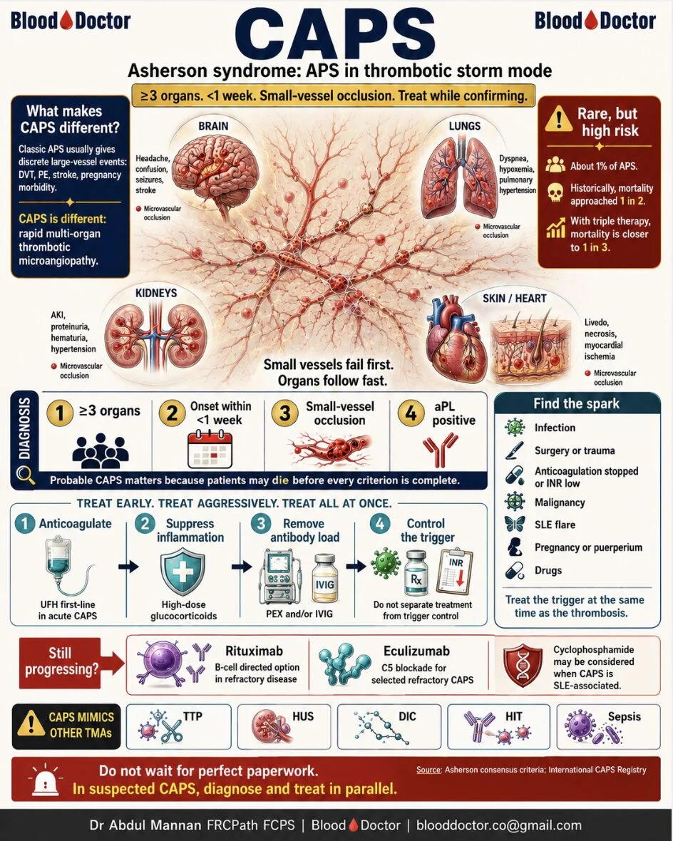 Abdul Mannan: Antiphospholipid Syndrome in Thrombotic Storm Mode