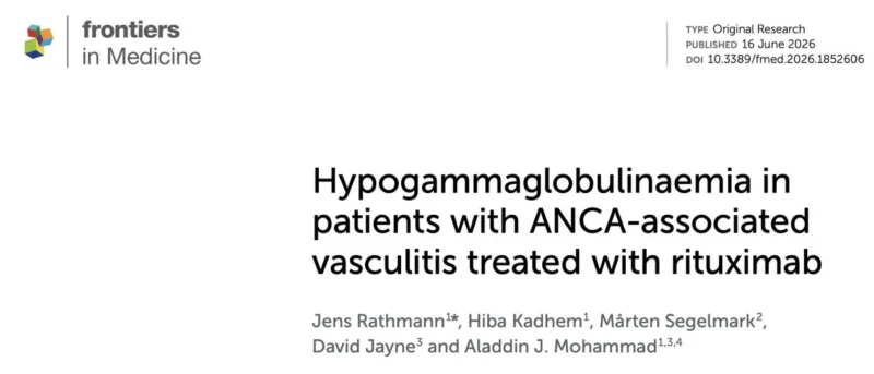 Aladdin Mohammad: Baseline IgG as a Key Predictor of Hypogammaglobulinaemia in AAV