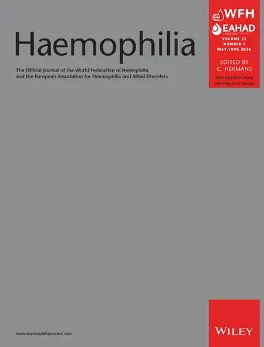 Cedric Hermans: The Impact Factor of Haemophilia Remains an Encouraging Achievement 1 Cedric Hermans: The Impact Factor of Haemophilia Remains an Encouraging Achievement