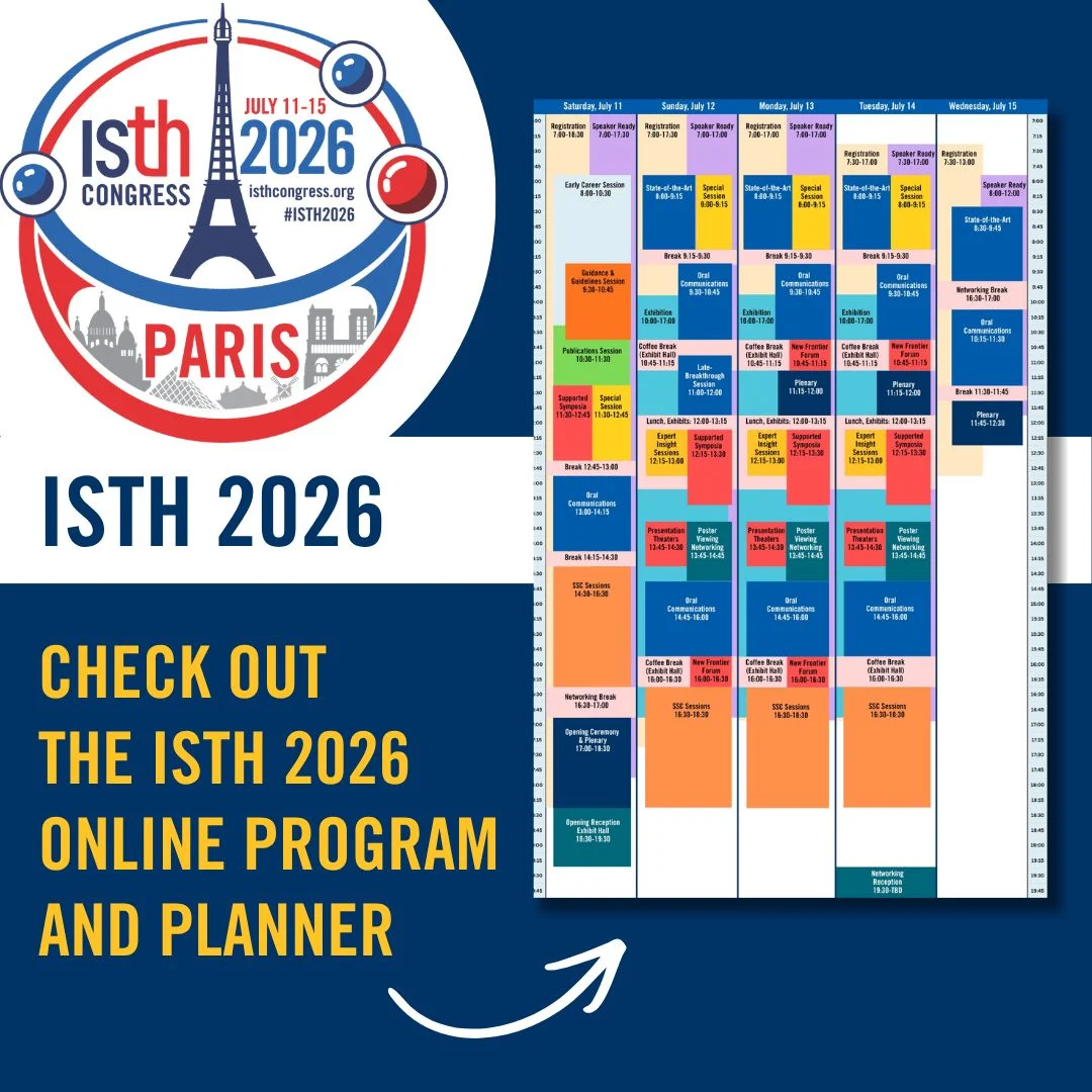 Ready to Build Your ISTH 2026 Schedule?