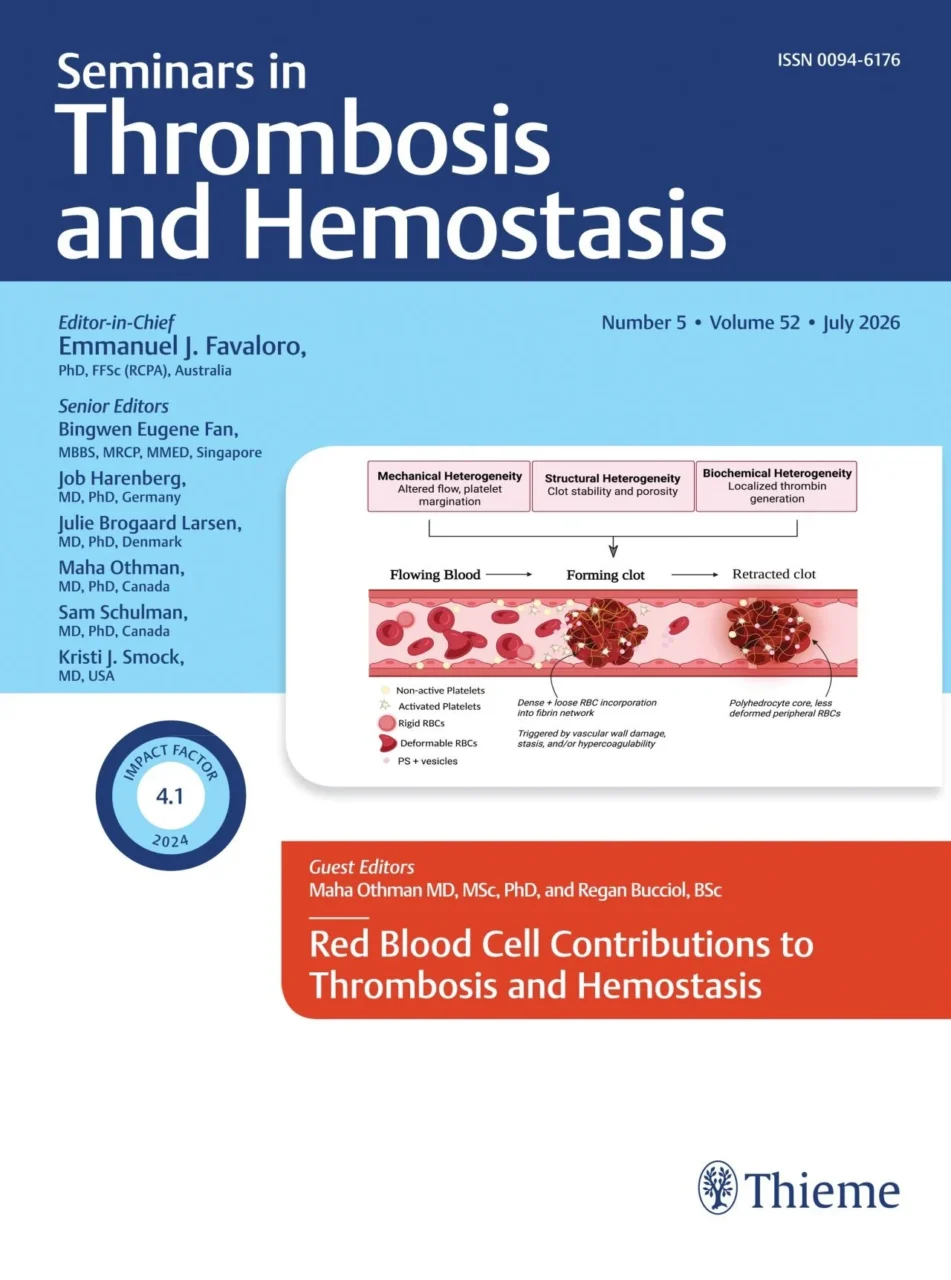 Regan Bucciol: The Emerging Role of Erythrocytes in Thrombosis