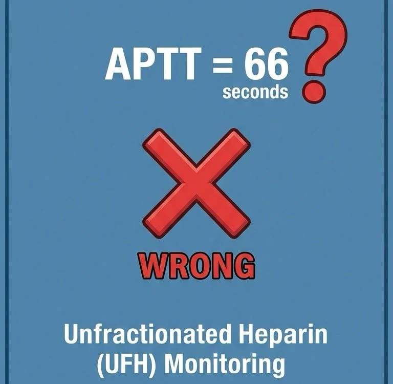 Saleh Shamse Basha: Why APTT Alone Can Be Misleading During UFH Monitoring