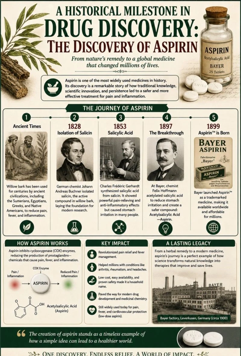 Tehreen Parveen: Historical Milestone in Drug Discovery - The Discovery of Aspirin