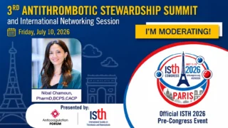 Nibal Chamoun: Excited to Co-Moderate the Antithrombotic Stewardship Summit at ISTH 2026
