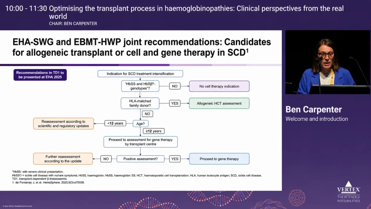 Chokri Ben Lamine: EHA26 – SCD Curative Therapy Pathway