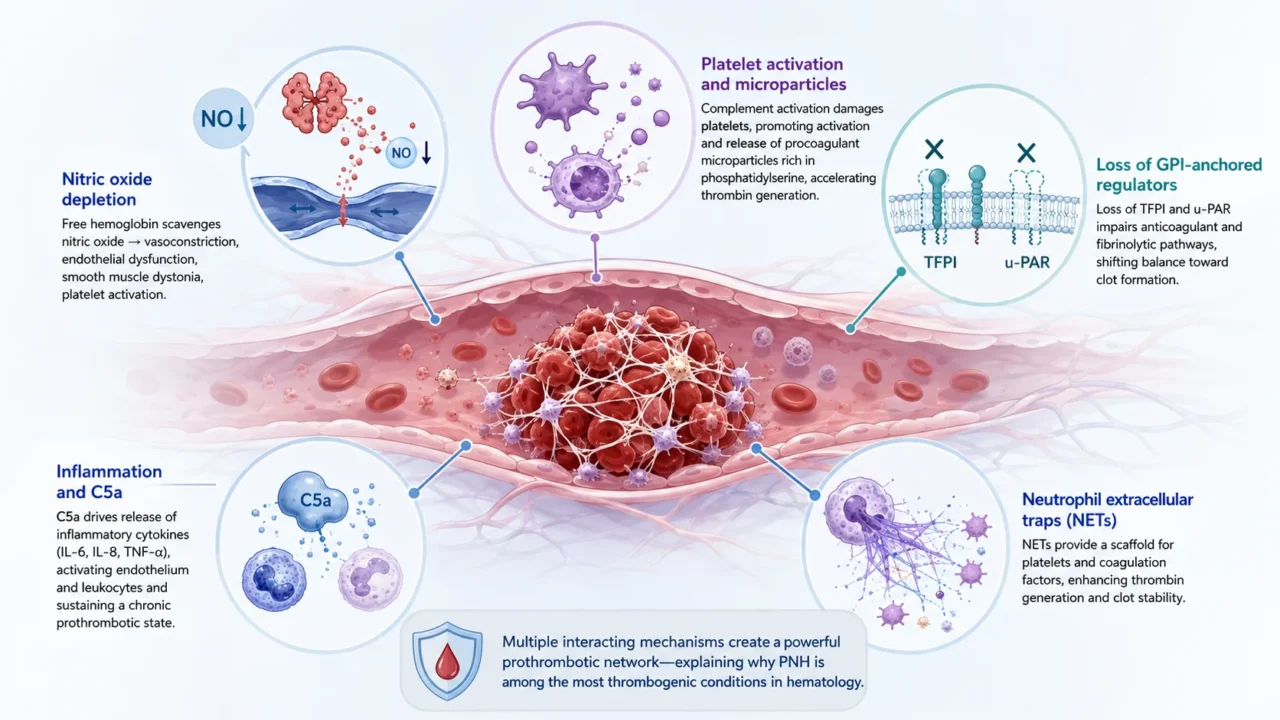 PNH and Thrombosis: From Pathogenesis to Complement Inhibition