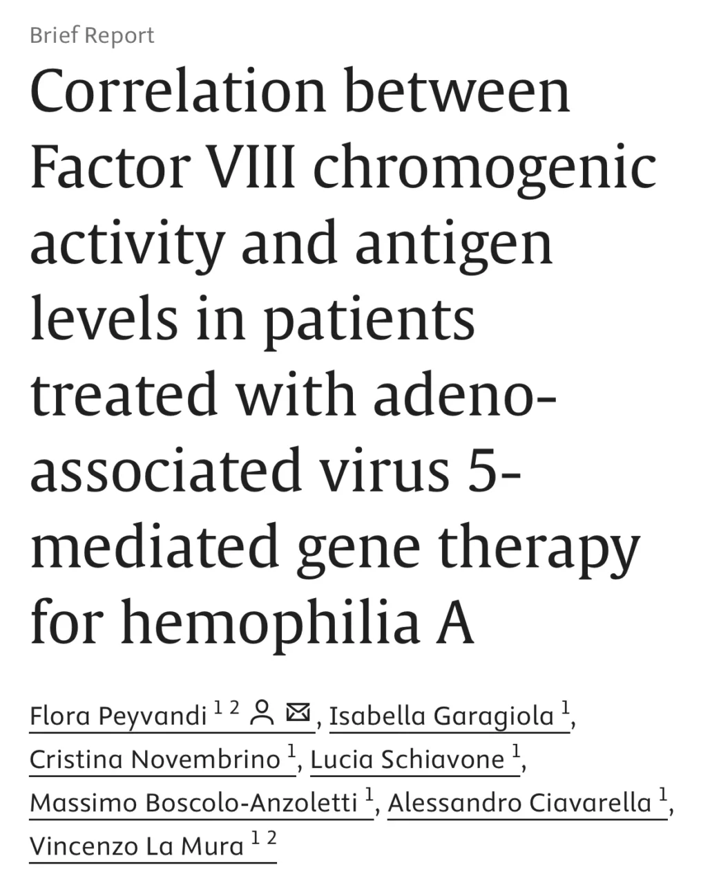Wolfgang Miesbach: How Should We Monitor FVIII Expression After AAV5-Based Gene Therapy?