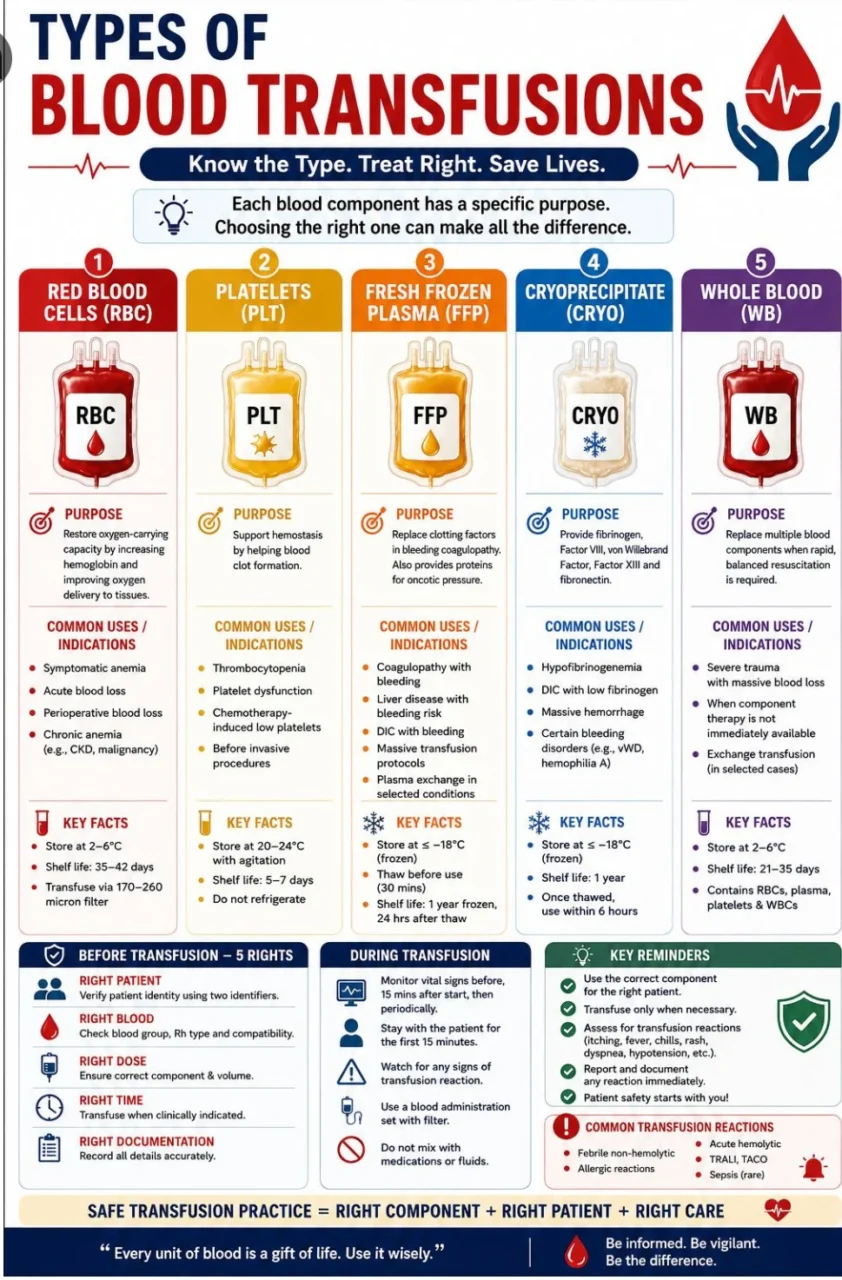 Murtuza Ali: Types of Blood Transfusions - A Quick Clinical Guide