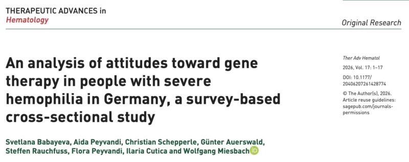 Wolfgang Miesbach: Attitudes Towards Gene Therapy for Severe Haemophilia in Germany 1 Wolfgang Miesbach: Attitudes Towards Gene Therapy for Severe Haemophilia in Germany