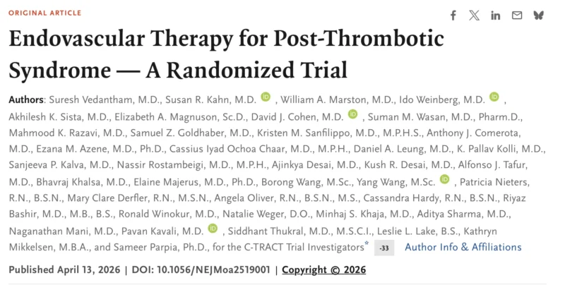 Danny Hsu: A Practice-Changing Milestone in Managing Post-Thrombotic Syndrome