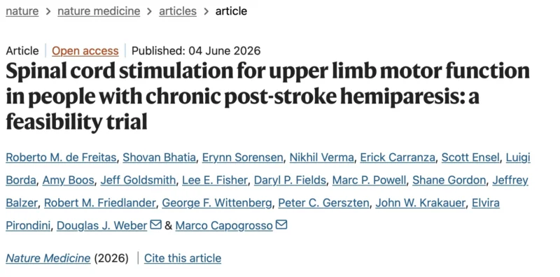 Don Deyo: Breakthrough Therapy for Post-Stroke Upper Limb Impairment Now Published 1 Don Deyo: Breakthrough Therapy for Post-Stroke Upper Limb Impairment Now Published