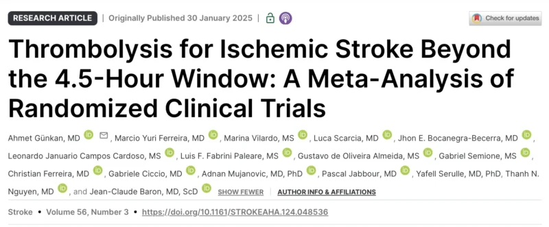 Ashish Pemawat: Is the 4.5-Hour Thrombolysis Window Becoming Less Relevant?