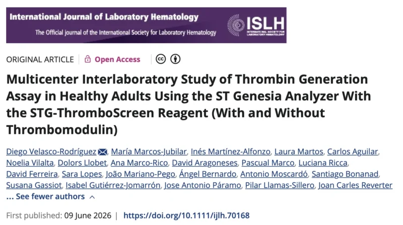 David Ferreira: Standardizing Thrombin Generation Testing in Portugal and Spain