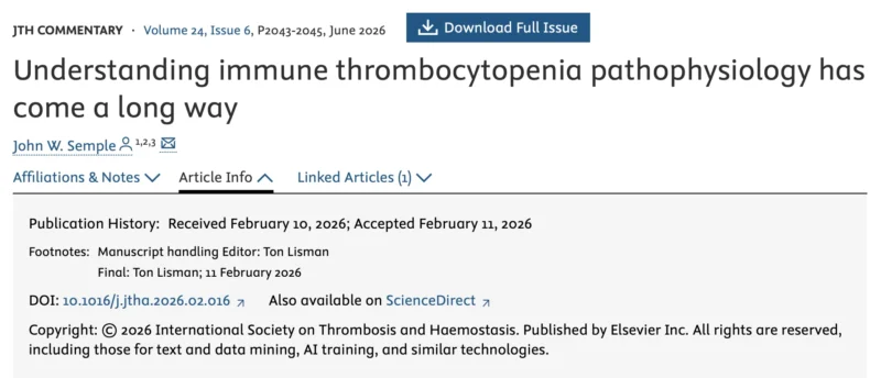 Wolfgang Miesbach: Why B-Cell Depletion Is Not Always Enough in Immune Thrombocytopenia