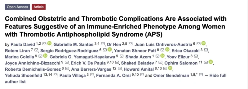 Fernanda Orsi: Which Obstetric APS Patients Are More Likely to Develop Thromboses?