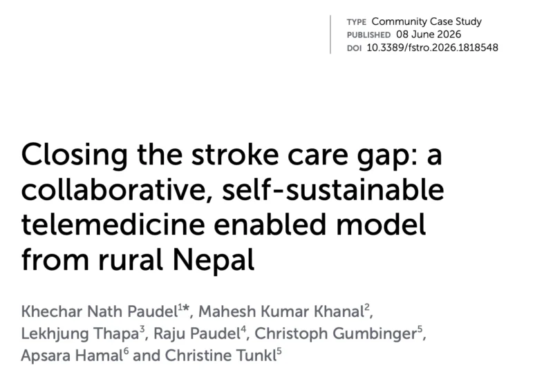 Khechar N Paudel: The Nepal Stroke Project Brings Evidence-Based Stroke Care to Remote Communities
