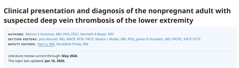 Karina Sultankulova: Smarter D-Dimer Strategies for Safe and Efficient DVT Exclusion