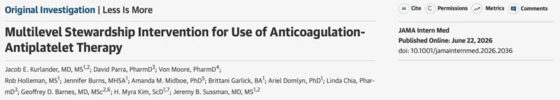 Edward Lee Carter: How A Landmark Stewardship Shift Reduced Unnecessary Antiplatelet Use Across VISN 8