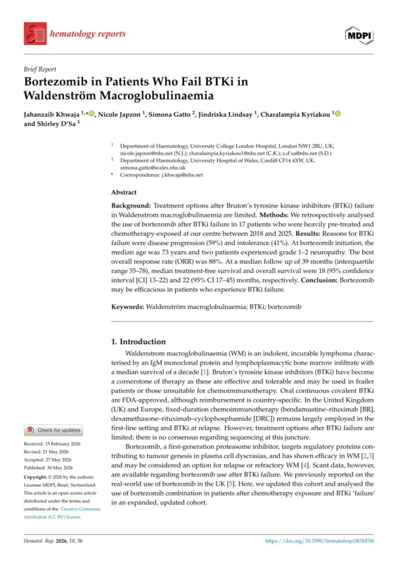 Shirley D’Sa: What Comes After BTK Inhibitors in Waldenström Macroglobulinaemia?